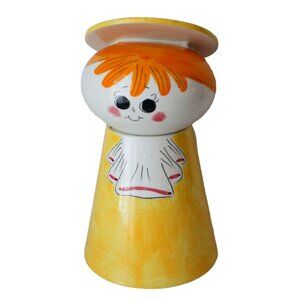 Vintage Quadrifoglio Florence Italy Angel Cookie Jar
